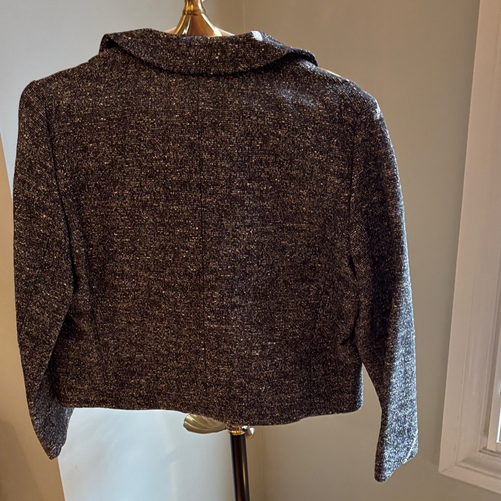 Marc By Marc Jacobs Black Tweed Blazer - Picture 4 of 6
